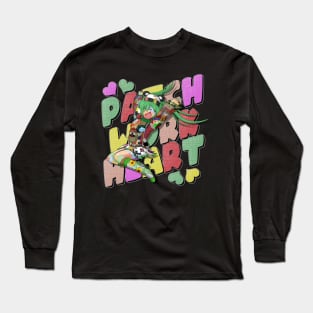 Patchwork Heart Long Sleeve T-Shirt